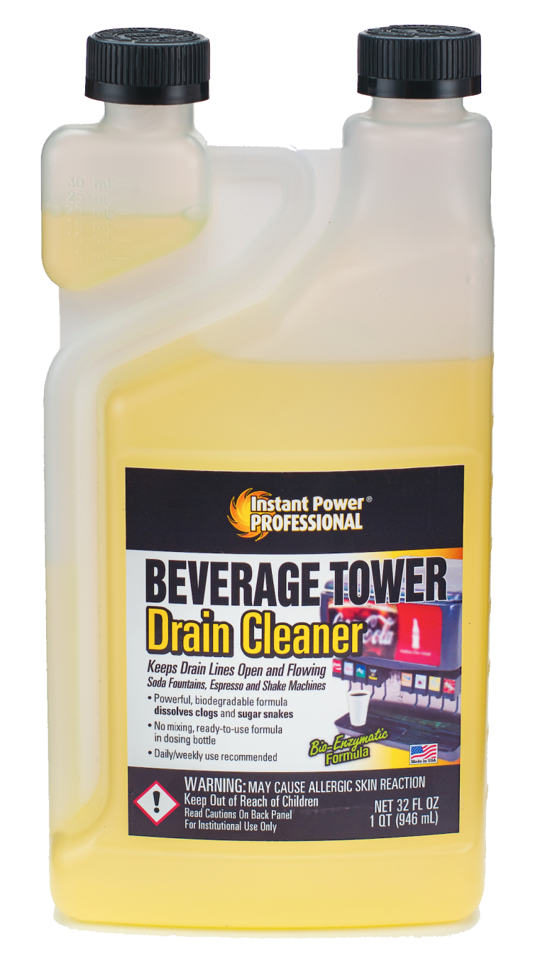 Beverage Tower Drain Cleaner Instant Power Professional
