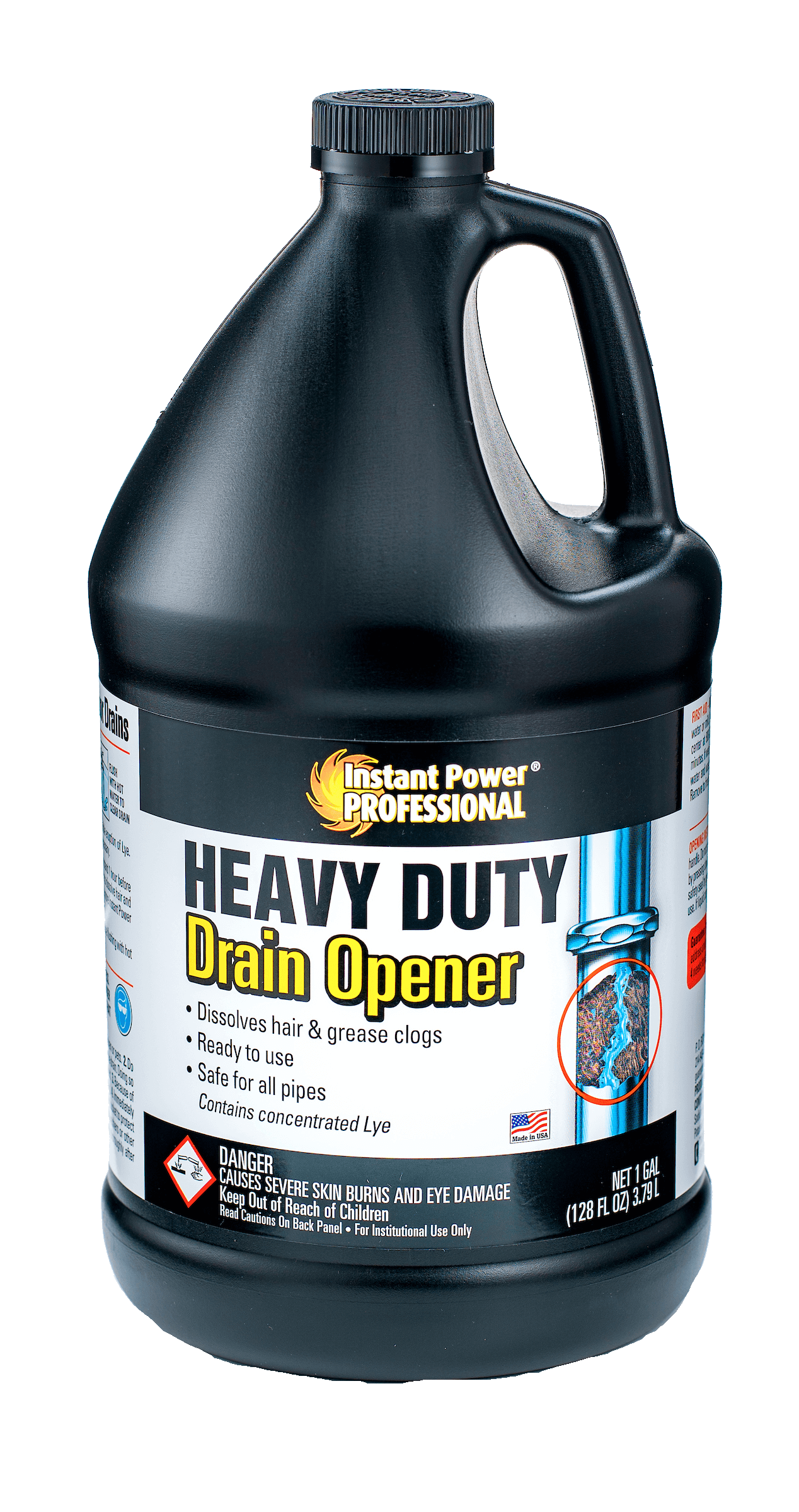 Heavy Duty Drain Opener Instant Power, Bathtub Drain Cleaner Liquid