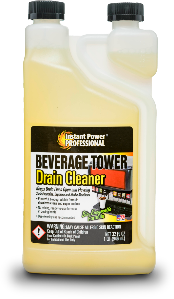 Beverage Tower Drain Cleaner | Instant Power Professional