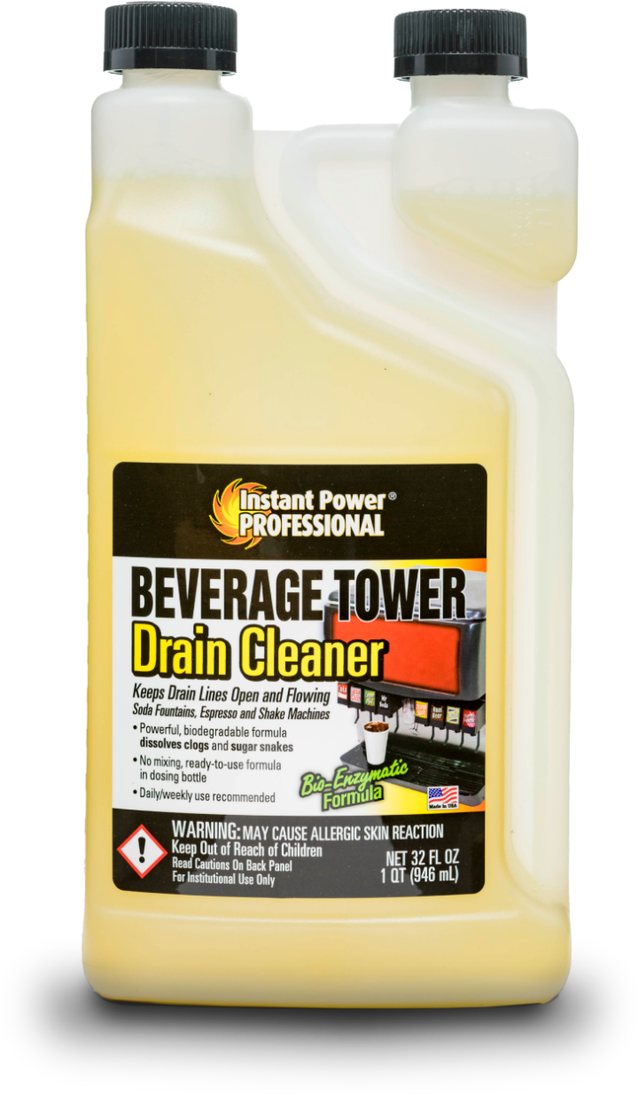 Beverage Tower Drain Cleaner | Instant Power Professional