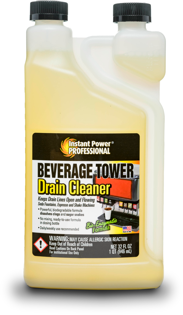 Beverage Tower Drain Cleaner | Instant Power Professional