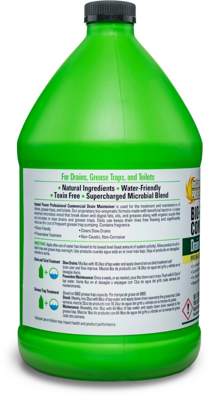 BioEnzymatic Commercial Drain Maintainer Instant Power Pro