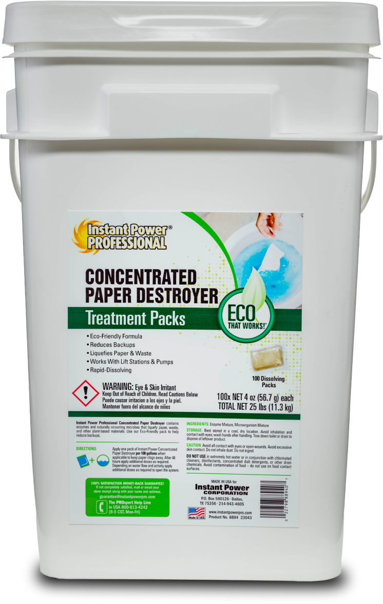 Concentrated Paper Destroyer Treatment Packs | Instant Power