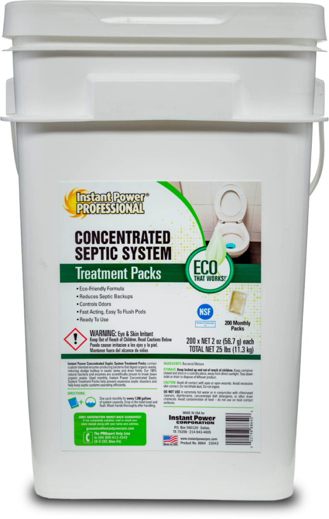 Concentrated Septic System Treatment Packs | Instant Power Pro