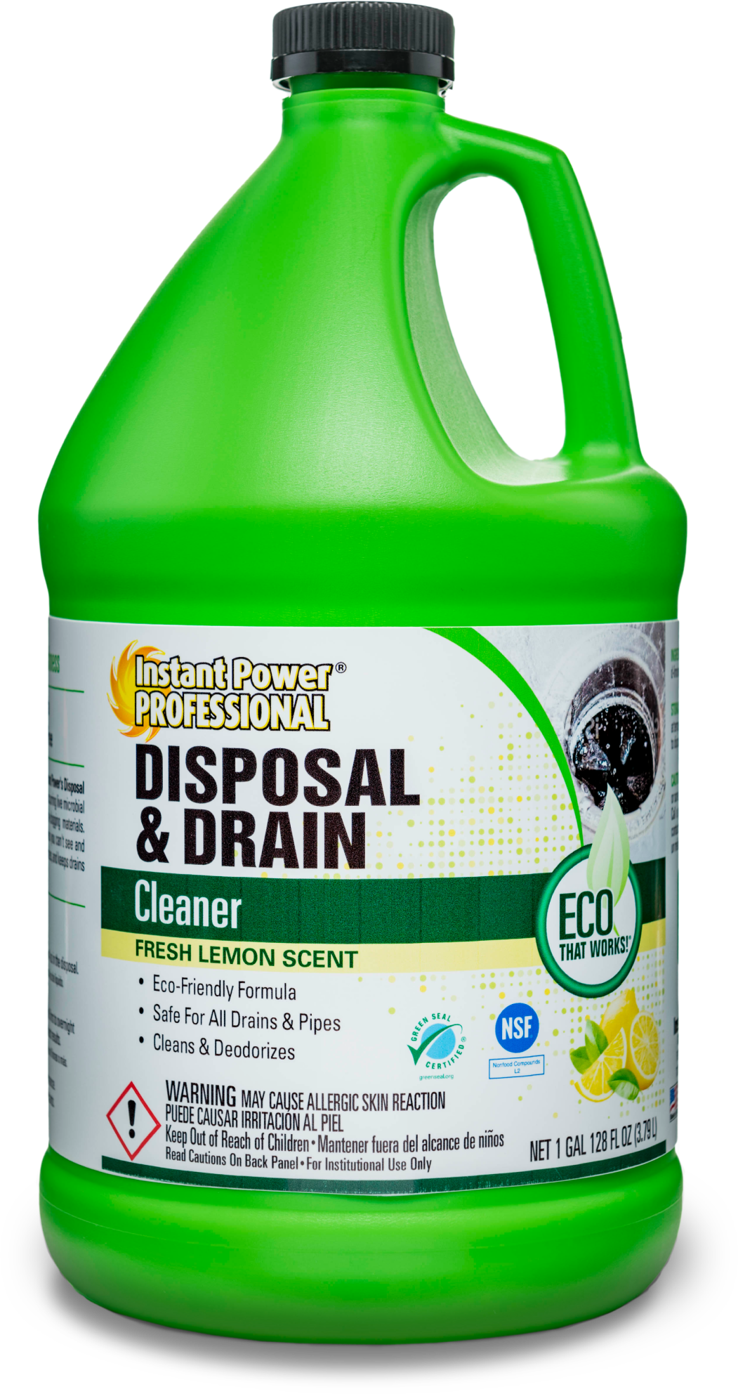 Disposal & Drain Cleaner  Instant Power Professional Products