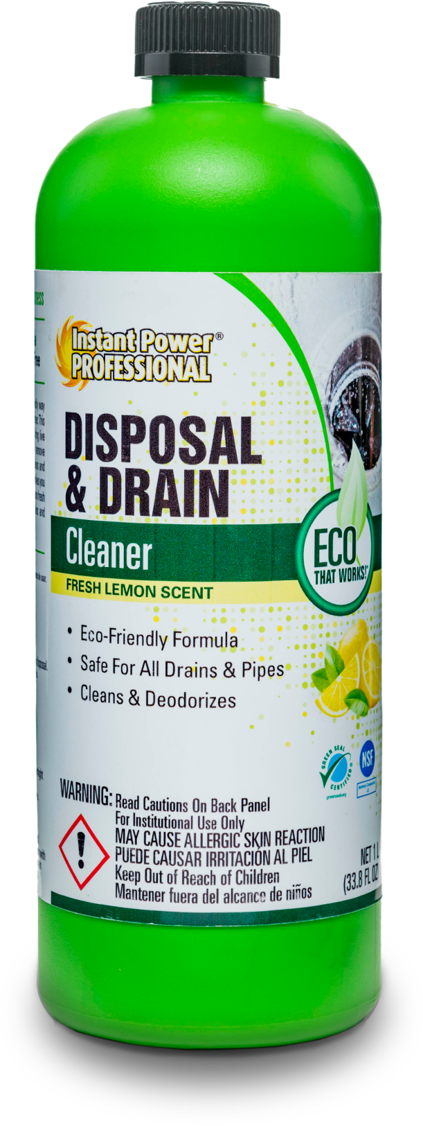 Disposal & Drain Cleaner  Instant Power Professional Products