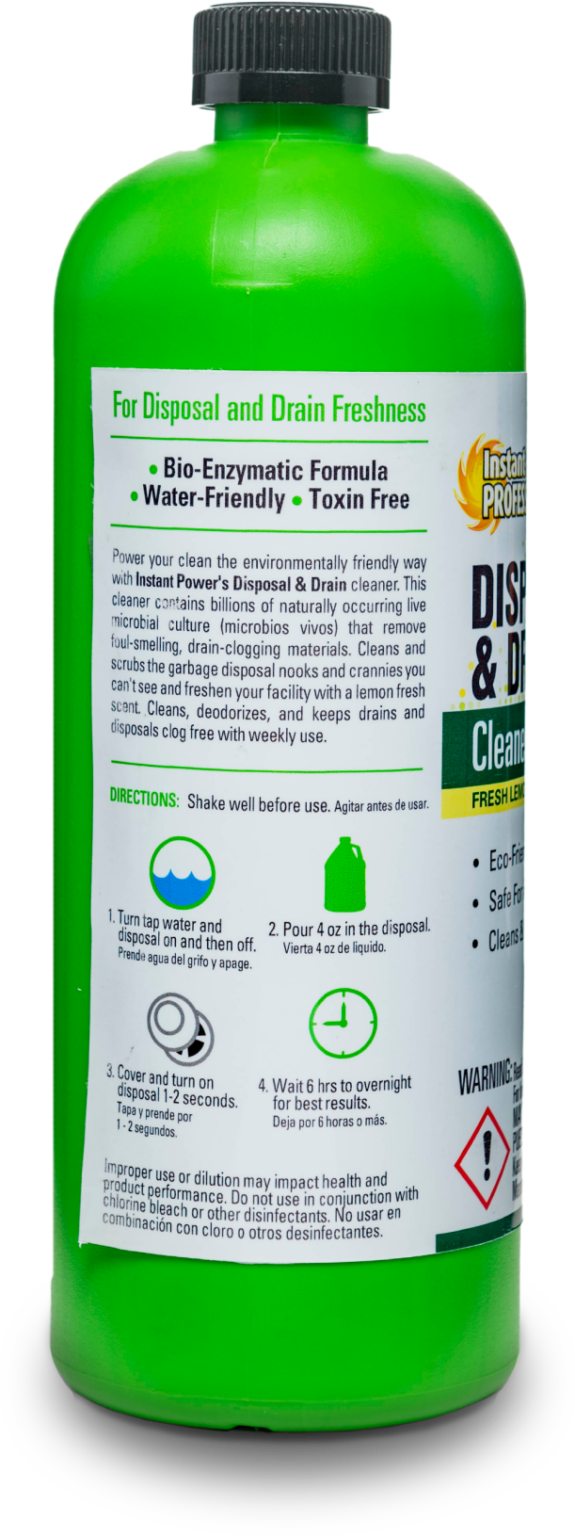 Disposal & Drain Cleaner Instant Power Professional Products