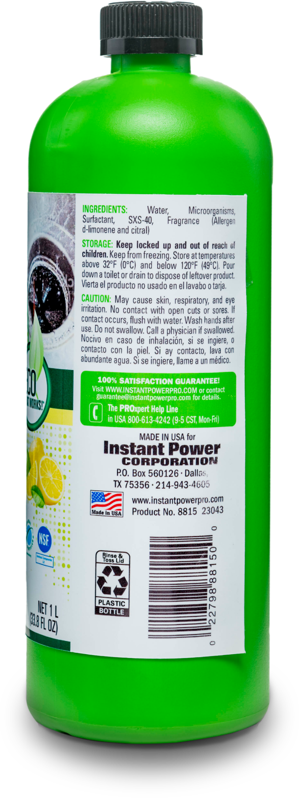 Disposal & Drain Cleaner - Instant Power
