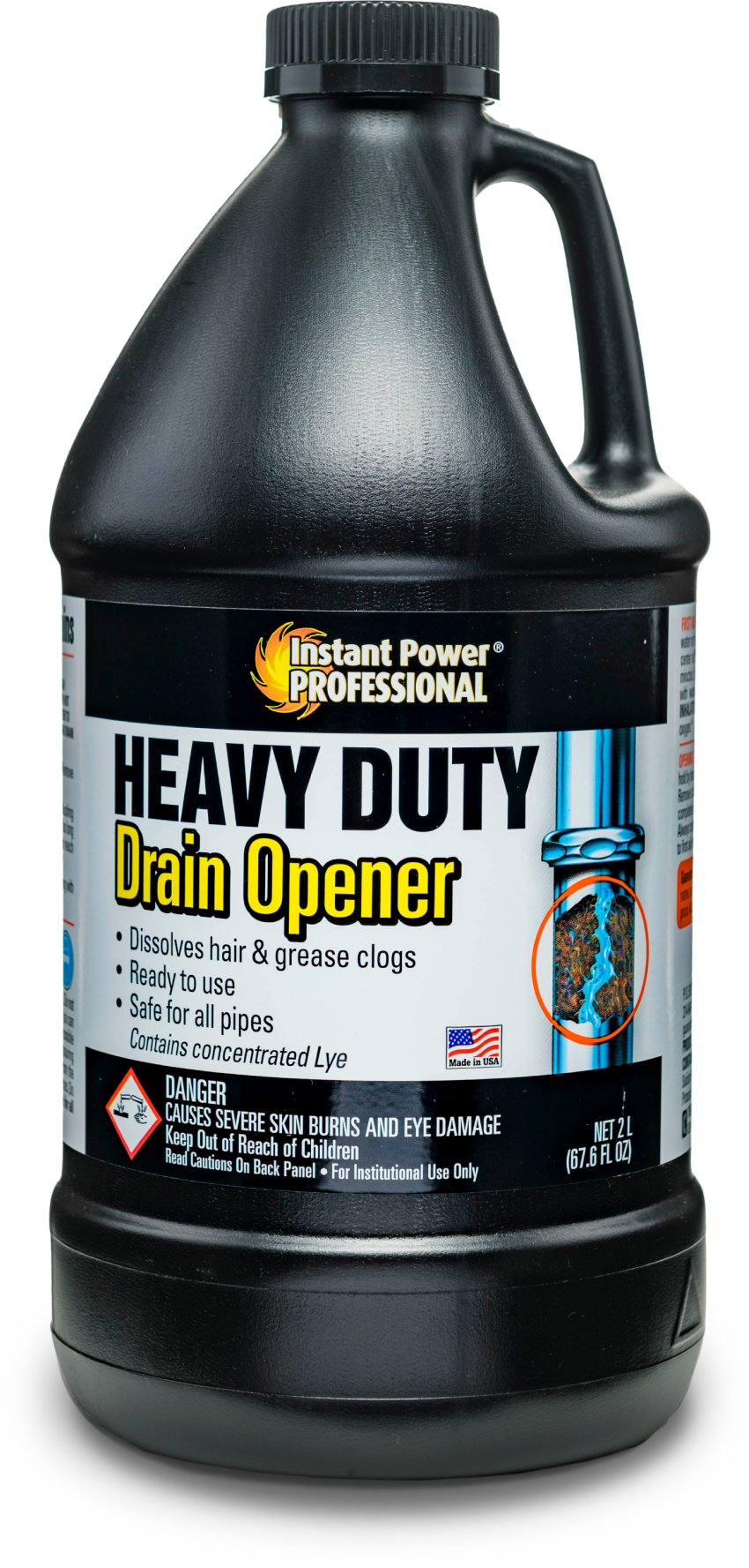 Instant Power 67.6 oz. Hair and Grease Drain Openers & Chemicals