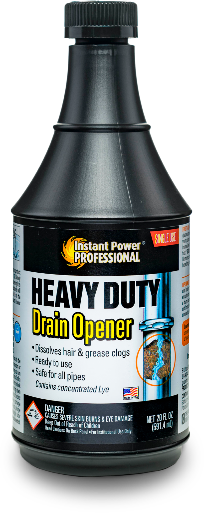 Instant Power Slow Drain Build Up Remover – Prevents Clogs, Ends Slow  Drains for Sinks,Tubs, Showers, Toilets, Disposals, RVs, 2 Liters