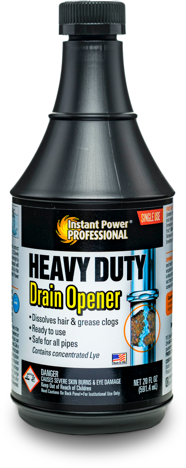 The best drain clog remover - Instant Power - Hair and Grease !!! 