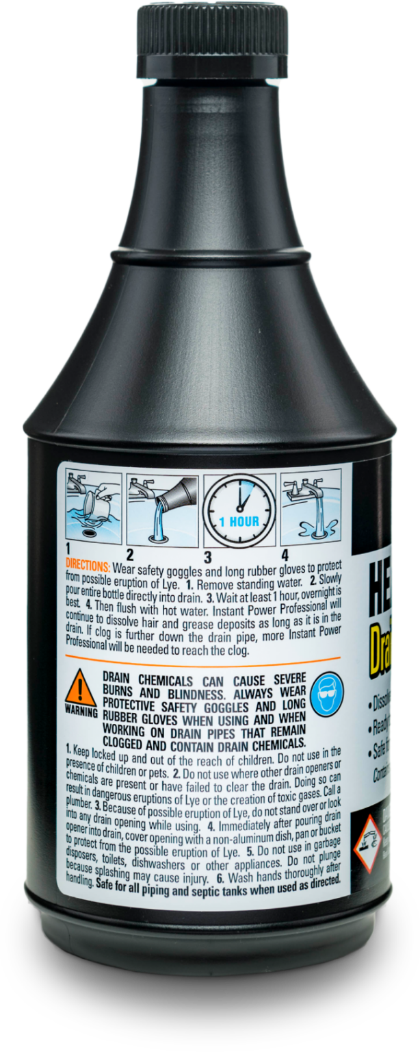 Heavy Duty Drain Opener Instant Power Professional