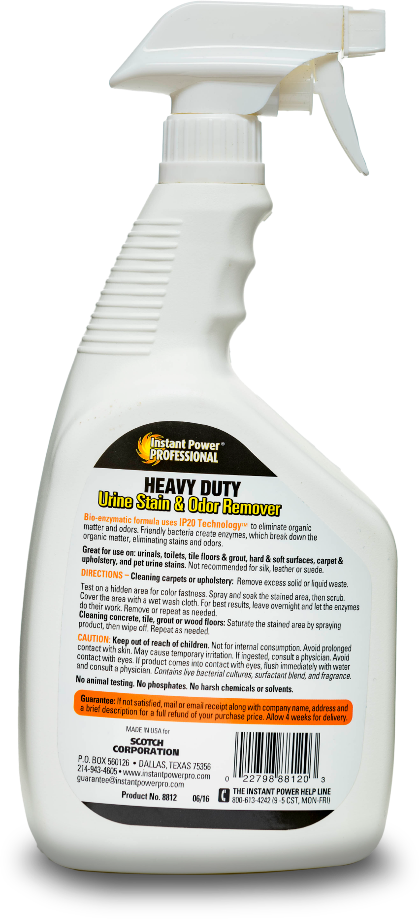 Urine stain sales and odor remover