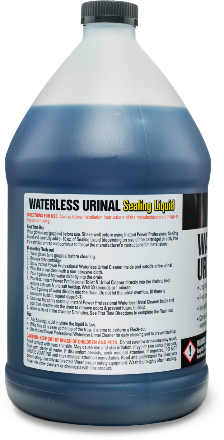 Waterless Urinal Sealing Liquid | Instant Power Professional
