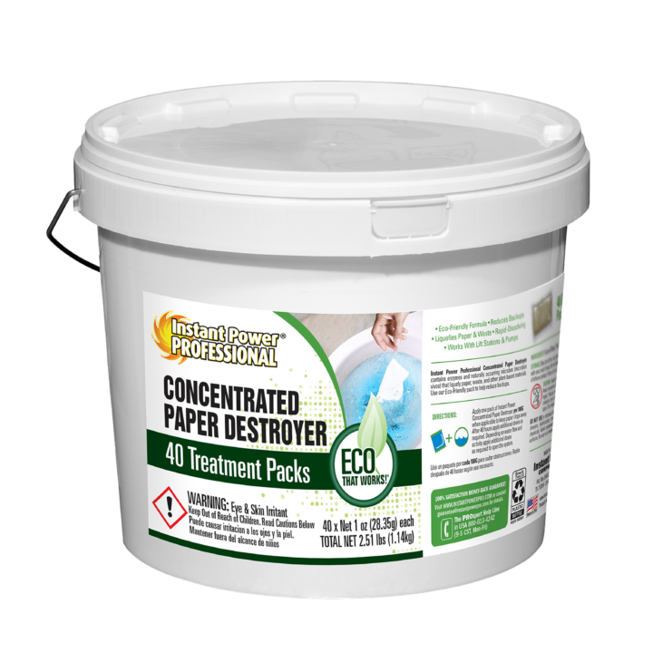 Concentrated Paper Destroyer Treatment Packs | Instant Power
